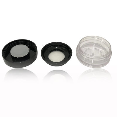 China Round ABS / PP Empty Loose Powder Case Private LOGO Lightweight